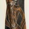 Emiliana Hand-Painted Silk Dress - Image 2