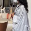 Hand-Painted Wings of Freedom Kimono - Image 4