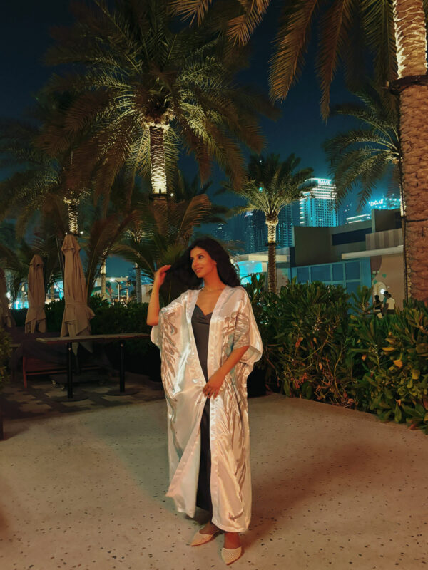 Hand-Painted Royal Wings Kimono - Image 8