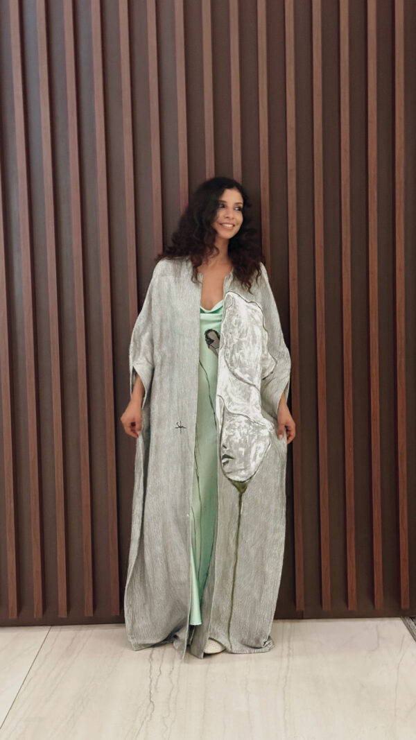 Hand-Painted Lily Kaftan