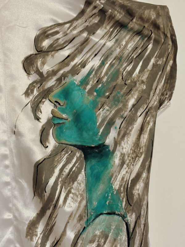 Hand-Painted Royal Wings Kimono - Image 2