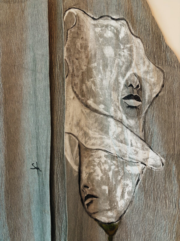 Hand-Painted Lily Kaftan - Image 2