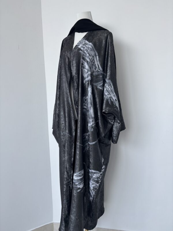 Hand-Painted Winged Gaze Abaya
