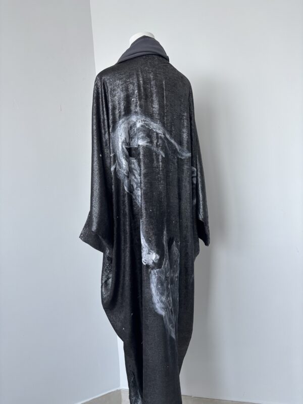 Hand-Painted Rustic Spirit Abaya