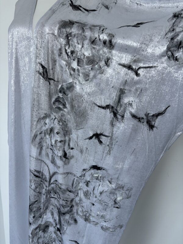 Hand-Painted Wings of Freedom Abaya - Image 3