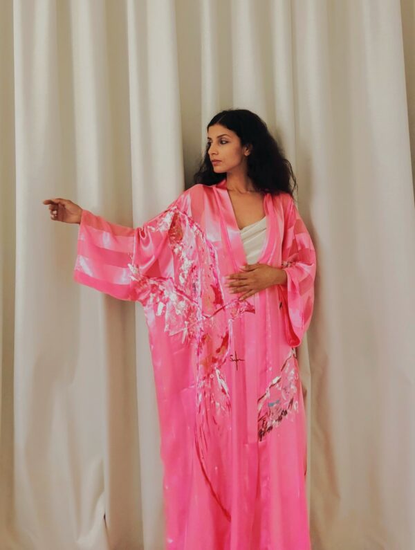 Hand-Painted Soft Stories Kimono - Image 7
