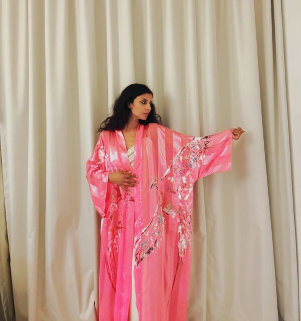 Hand-Painted Soft Stories Kimono - Image 6