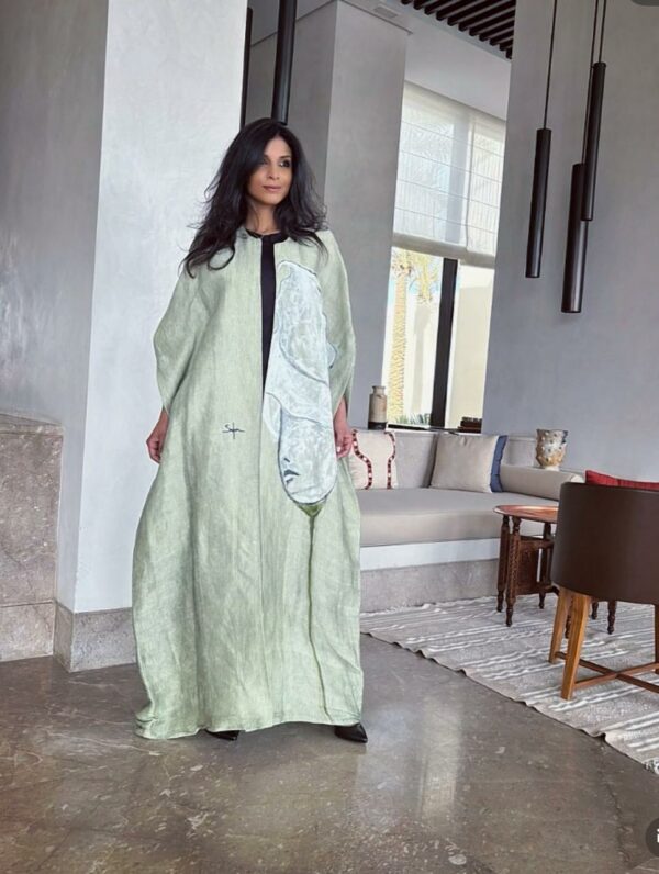 Hand-Painted Lily Caftan - Image 6