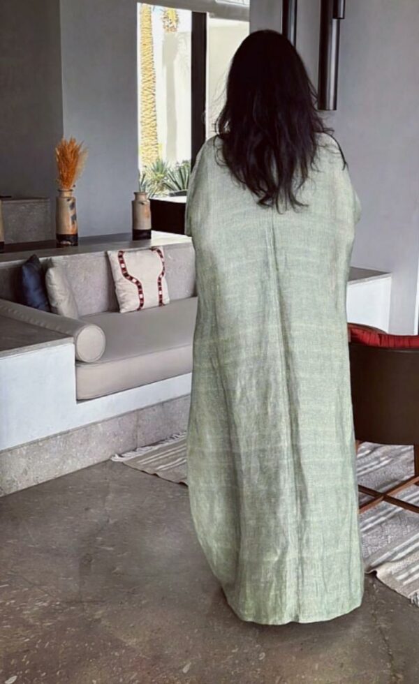 Hand-Painted Lily Caftan - Image 4